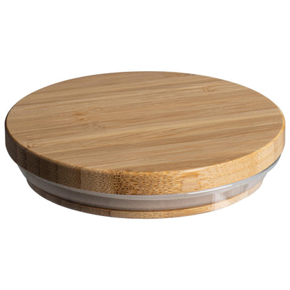 550ml Scandi Storage Jar with Wooden Lid