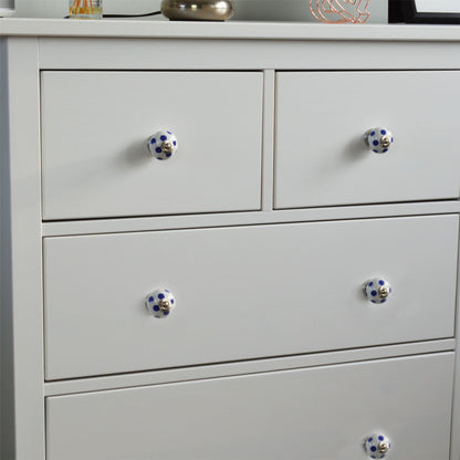 Round Spot Ceramic Cabinet Knob