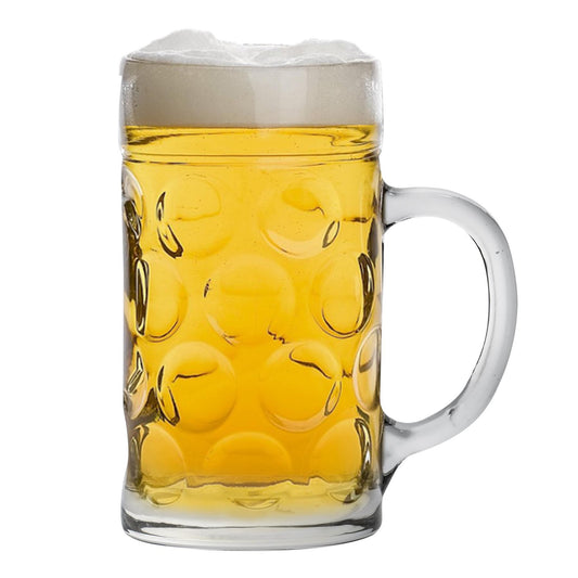 2 Pints Giant Glass German Beer Stein