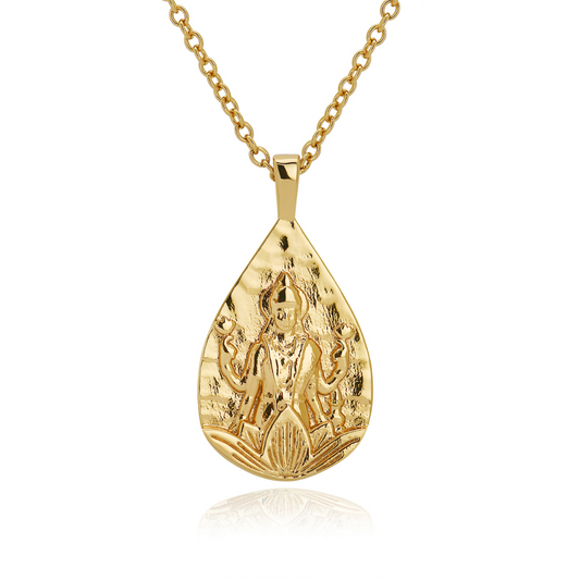 Goddess Lakshmi Necklace (Gold)