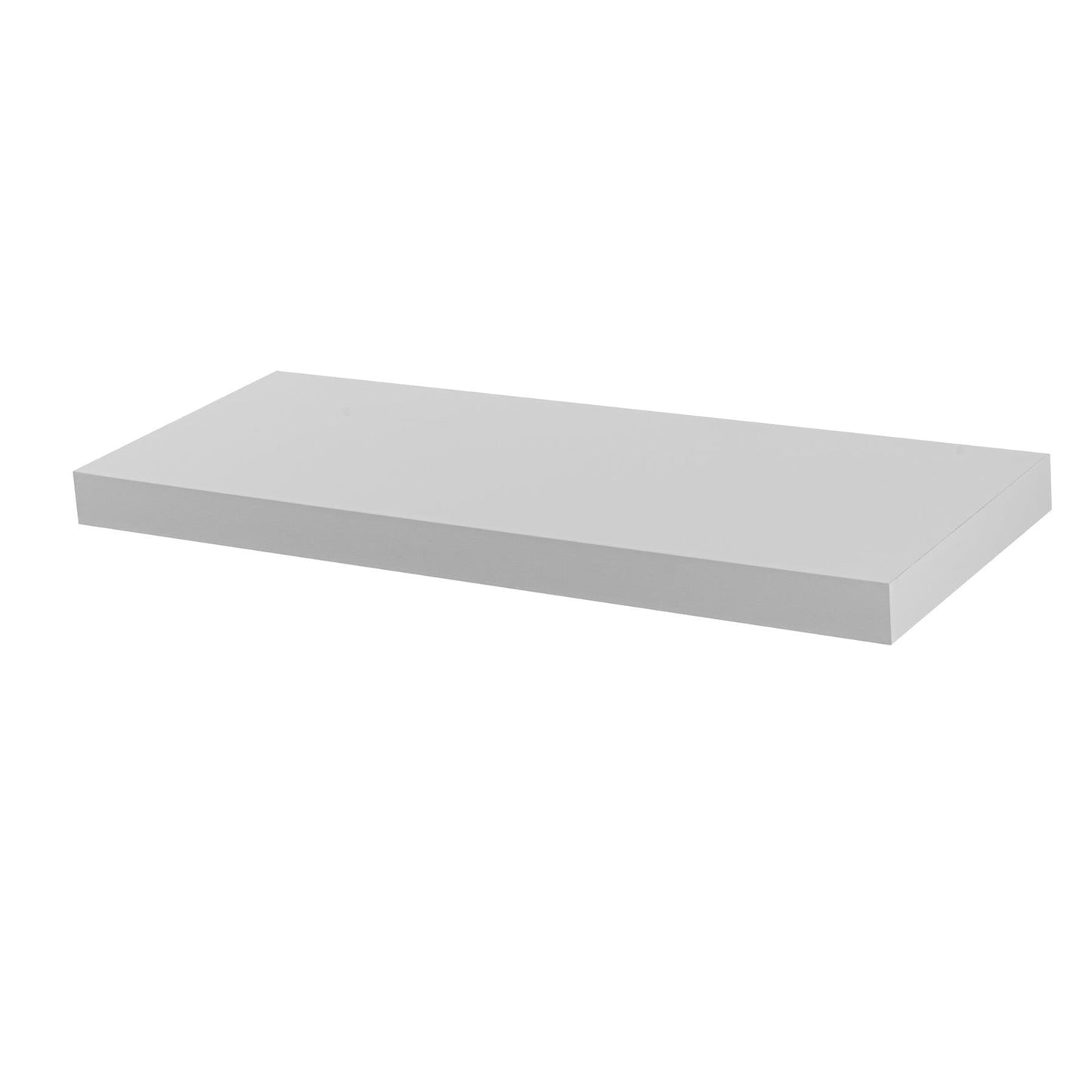 60cm White Modern Floating Shelf