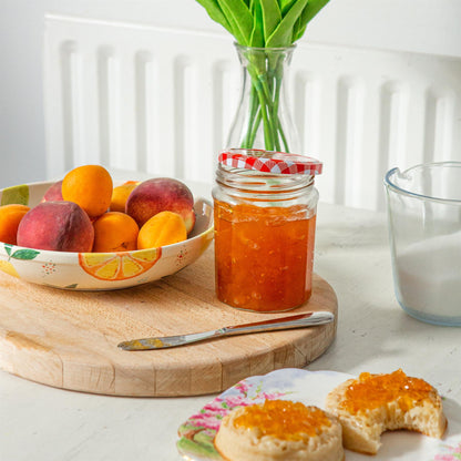 380ml Glass Jam Jars with Lids - Pack of 6