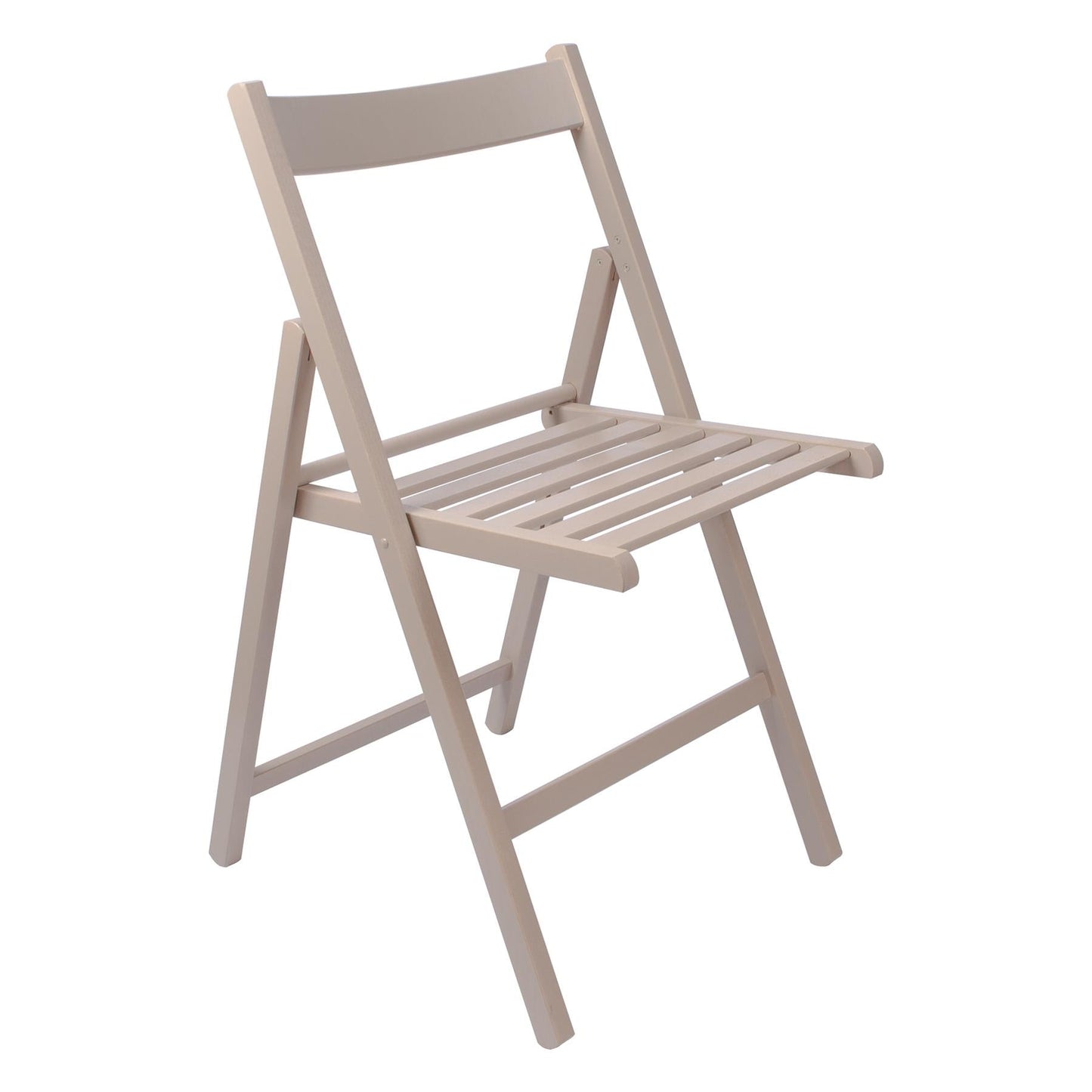 Dove Grey Beech Wood Folding Chair