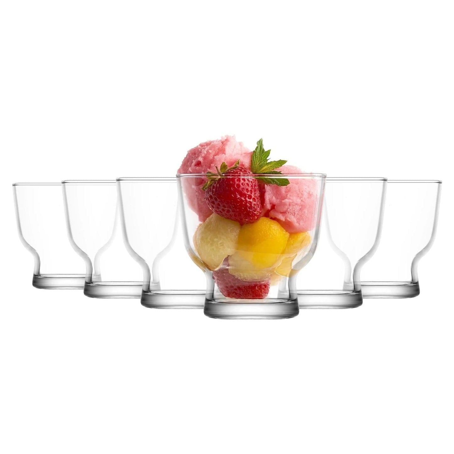 240ml Petit Glass Ice Cream Bowls - Pack of 6