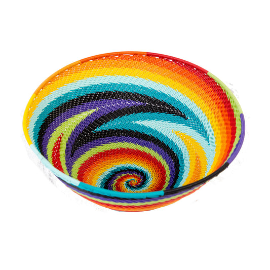 Zulu Telephone Wire Bowl Blue TR18 19cm