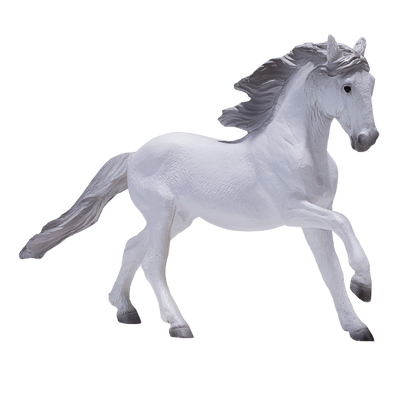 Lusitano Grey Horse Toy Realistic Equestrian Model