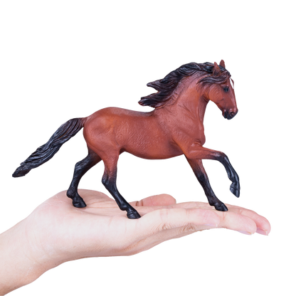 Lusitano Bay Horse Toy Realistic Equestrian Model