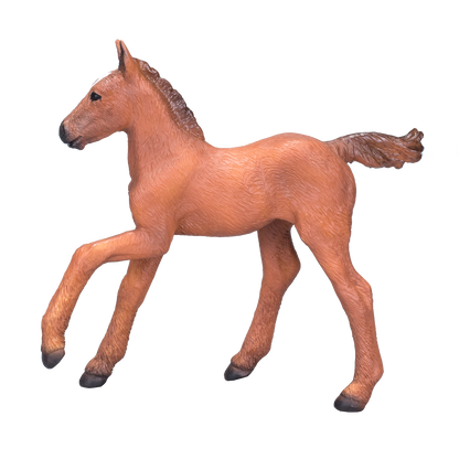 Arabian Foal Chestnut Toy Realistic Horse Figurine