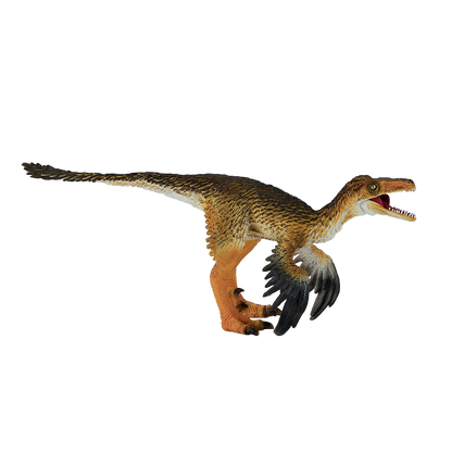 Troodon with Articulated Jaw Realistic Dinosaur Figure