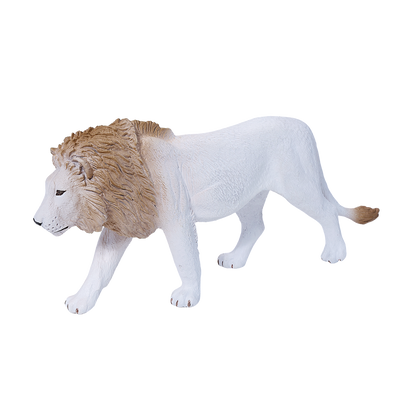 White Lion Toy Realistic Big Cat Figurine