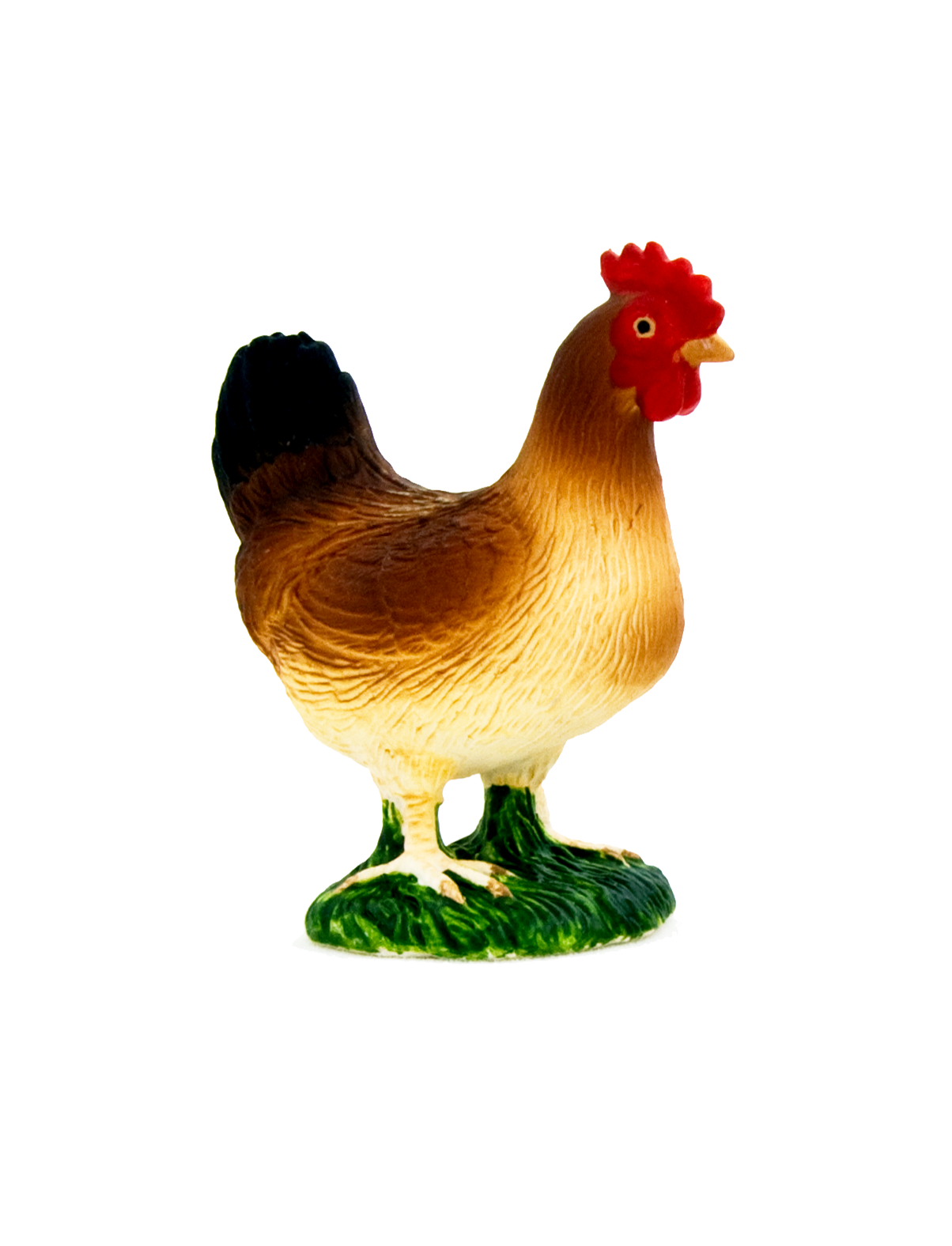 Hen Standing Toy Realistic Farm Animal Figurine