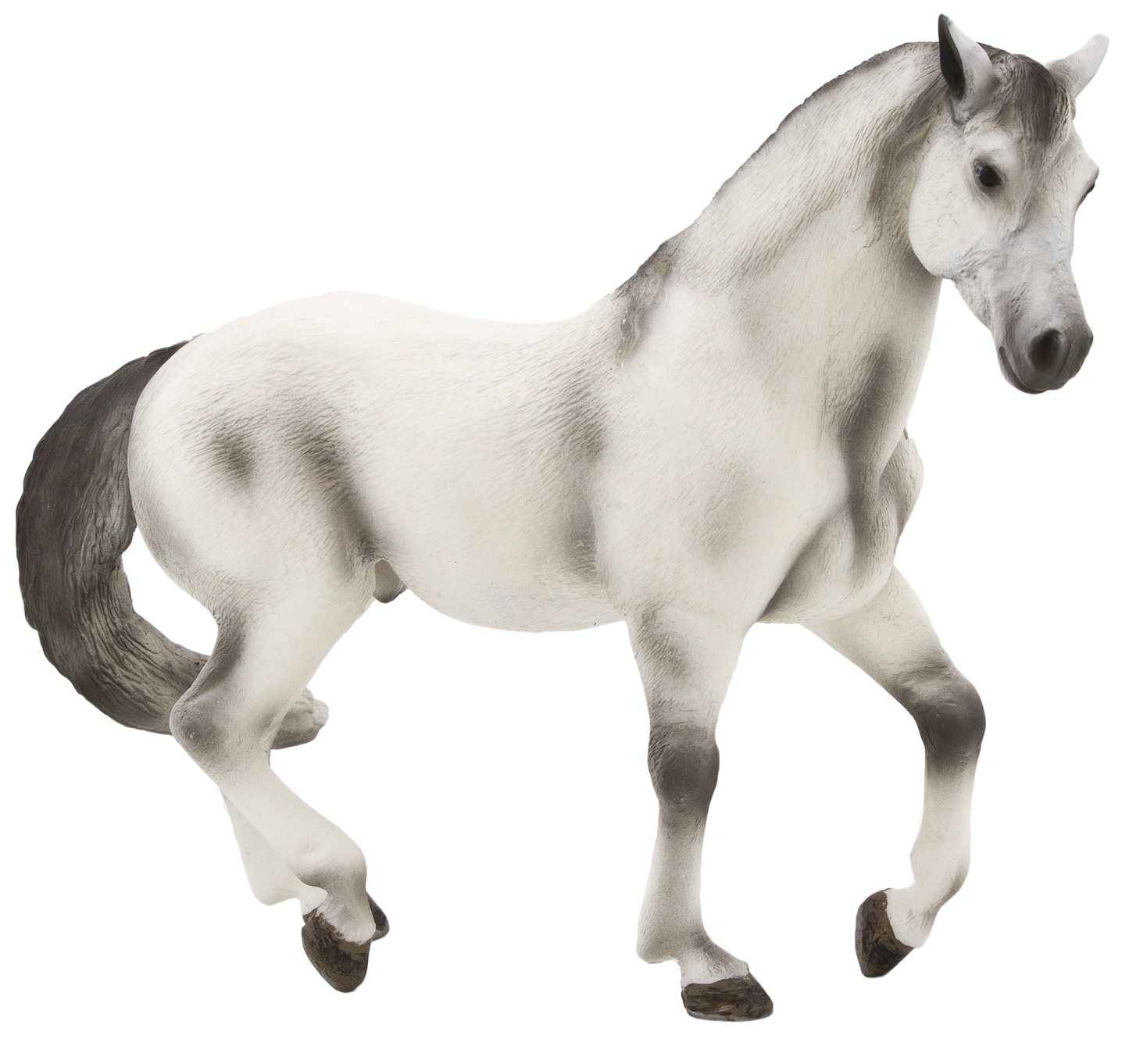 Andalusian Grey Horse Toy Realistic Equestrian Model