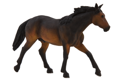 Quarter Horse Sooty Bay Toy Realistic Equestrian Figurine