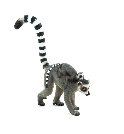 Lemur with Baby Toy Realistic Rainforest Wildlife Figure