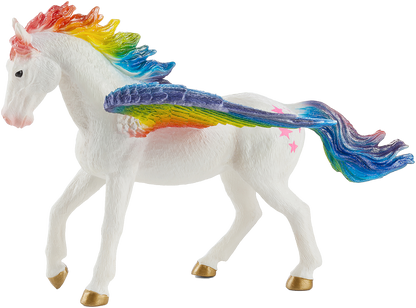 Rainbow Pegasus Toy Fantasy Horse Model