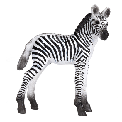 Zebra Foal Toy Realistic African Wildlife Model