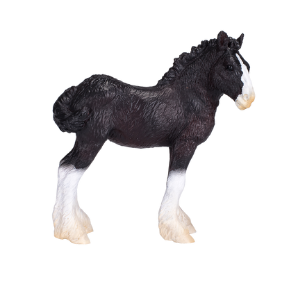 Shire Foal Toy Realistic Equestrian Figurine