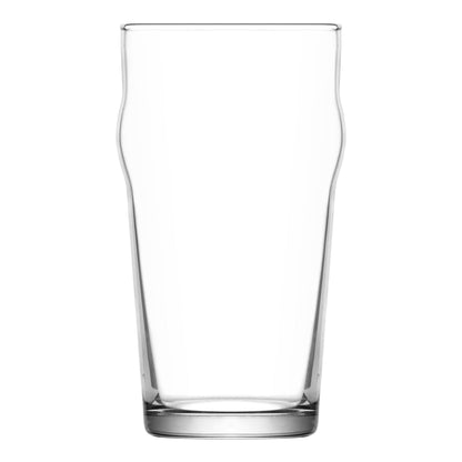 570ml Clear Noniq Pint Beer Glasses - Pack of Six