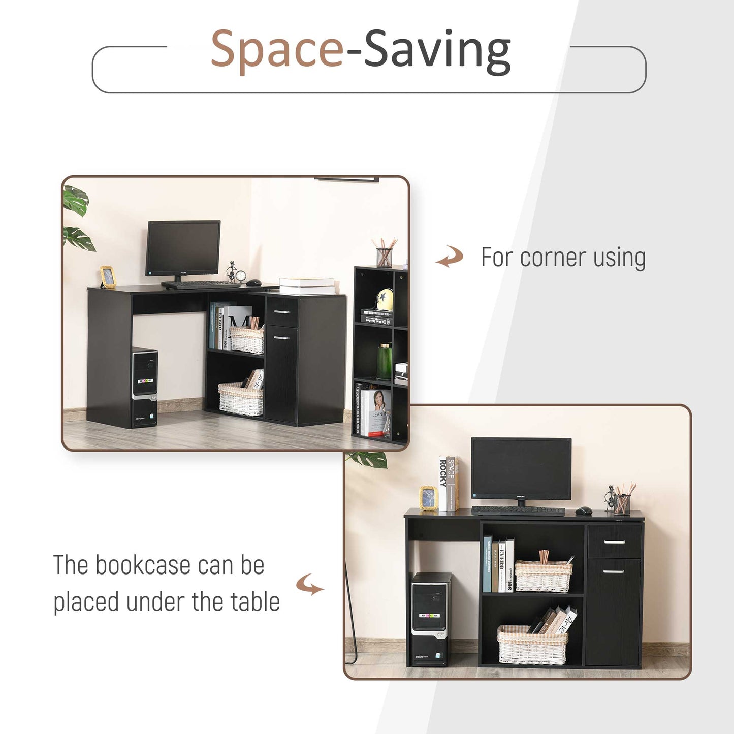 L-Shaped Desk Computer Corner Desk