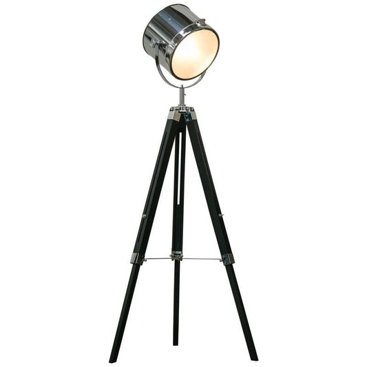 Industrial Style Adjustable Tripod Floor Lamp Searchlight Reading Lamp