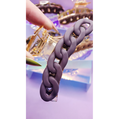 Luxe Link Chain Hair Clip Pack of 12