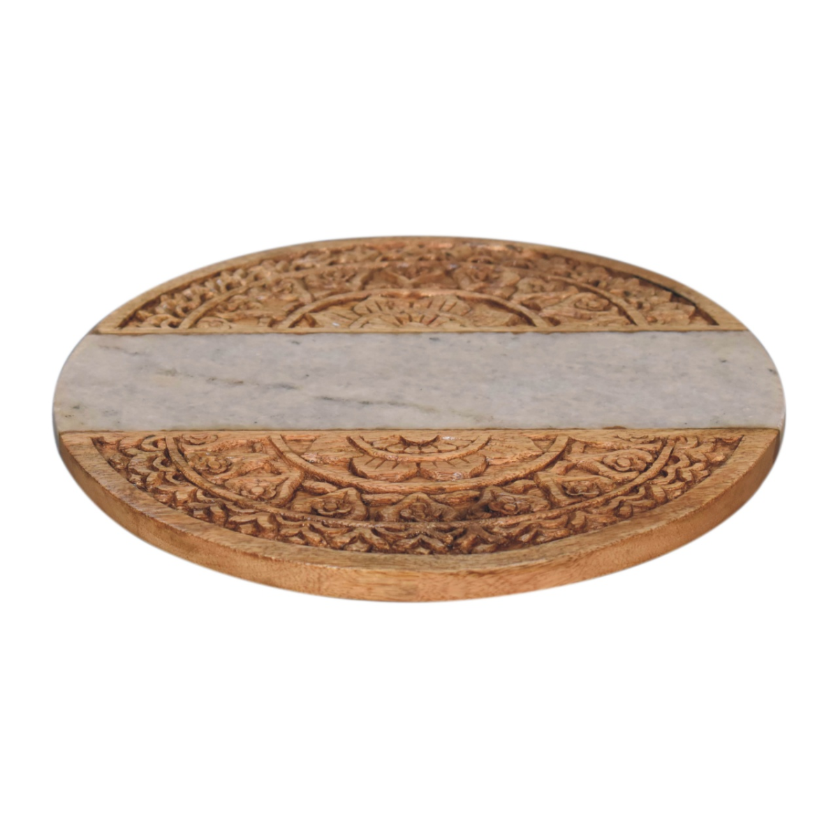 Artisan Furniture Kitchen Accessories - Round Marble Chopping Board
