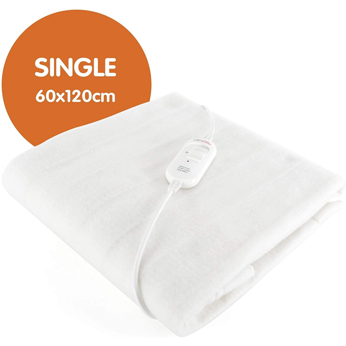 Staywarm Single Size Luxury Quality Electric Underblanket with Detachable Controller (60x120cm)- F900