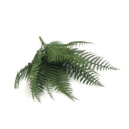Pack of 6 x 35cm Fire Resistant Artificial Fern Stem