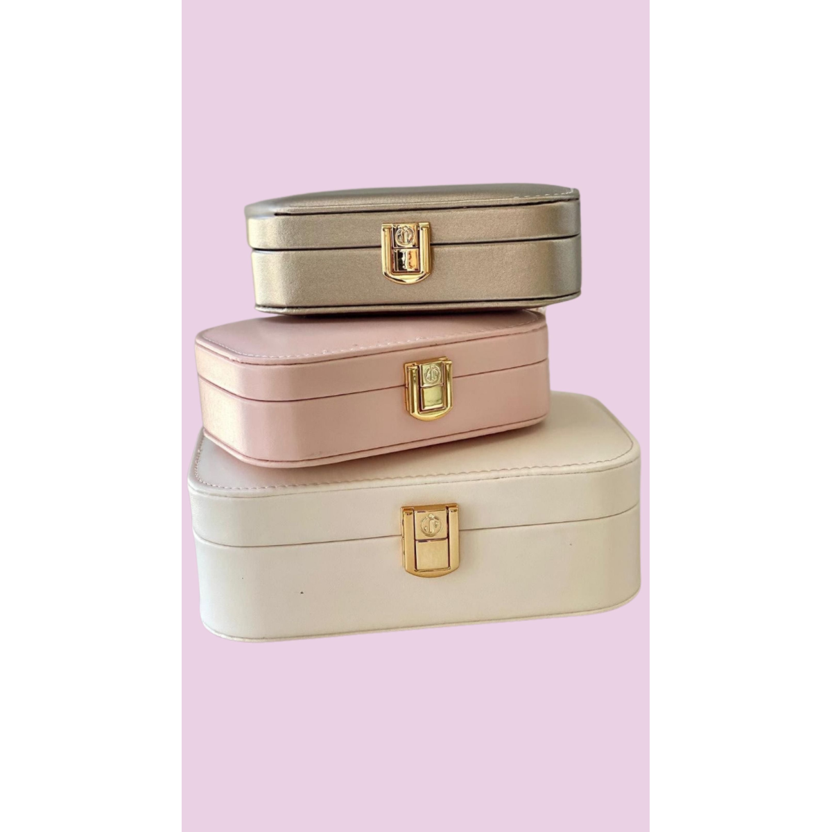 Travel Jewellery Box – Compact Organizer with Mirror