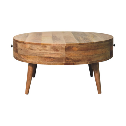 Artisan Furniture Solid Wood Odyssey Oak-ish Coffee Table