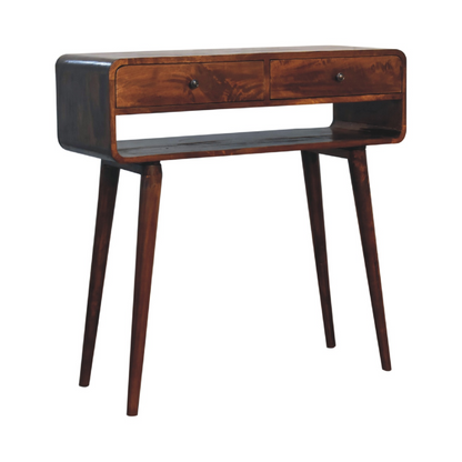 Artisan Furniture Solid Wood Sonata Chestnut Console Table