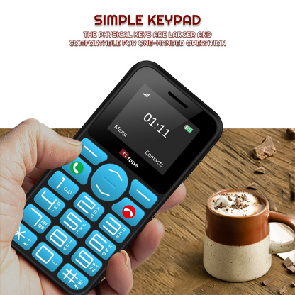 TTfone TT190 Big Button Basic Senior Unlocked Emergency Mobile Phone - Simple Cheapest Phone with USB Cable and Vodafone Sim Card