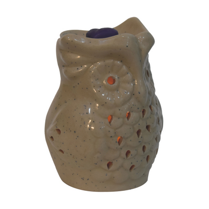 Artisan Furniture Owl Wax Melter Set (Summer), Light Brown