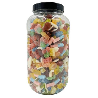 Simway Sweets Juicy Jellies & Fun Fizzies Gift Huge Mega 3KG Sweet Jar