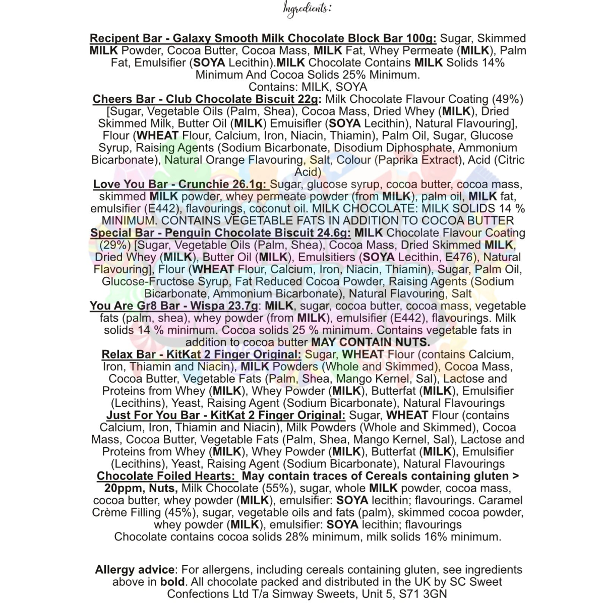 Fun Fathers Day Novelty Chocolate Wrapper Gift Box - Pops