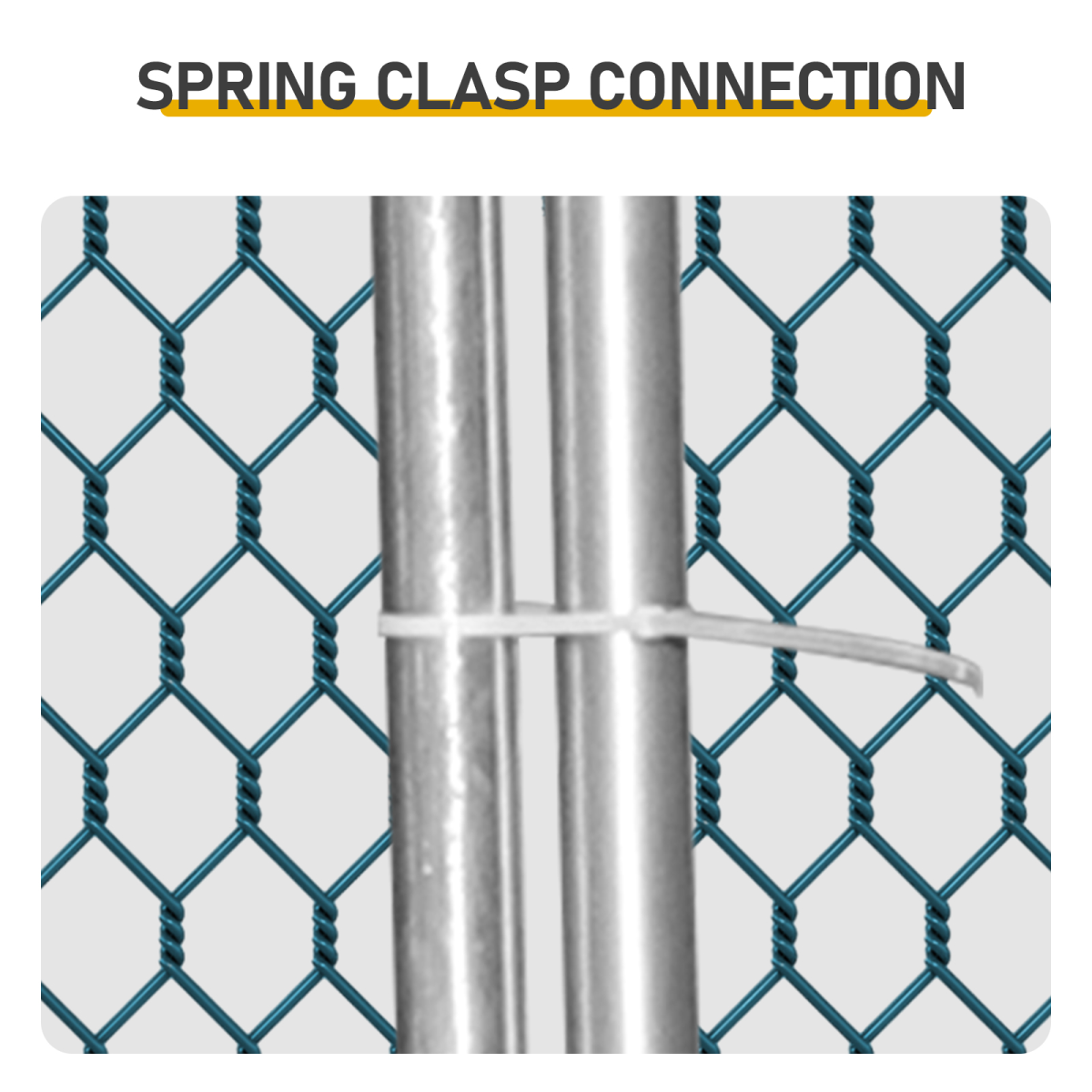 6.5 x 10 ft Large Metal Chicken Coop, Walk-in Poultry Cage Chicken Hen Run House with Waterproof Cover, Rabbits Cats Dogs Farm Pen for Outdoor Backyard Farm Garden