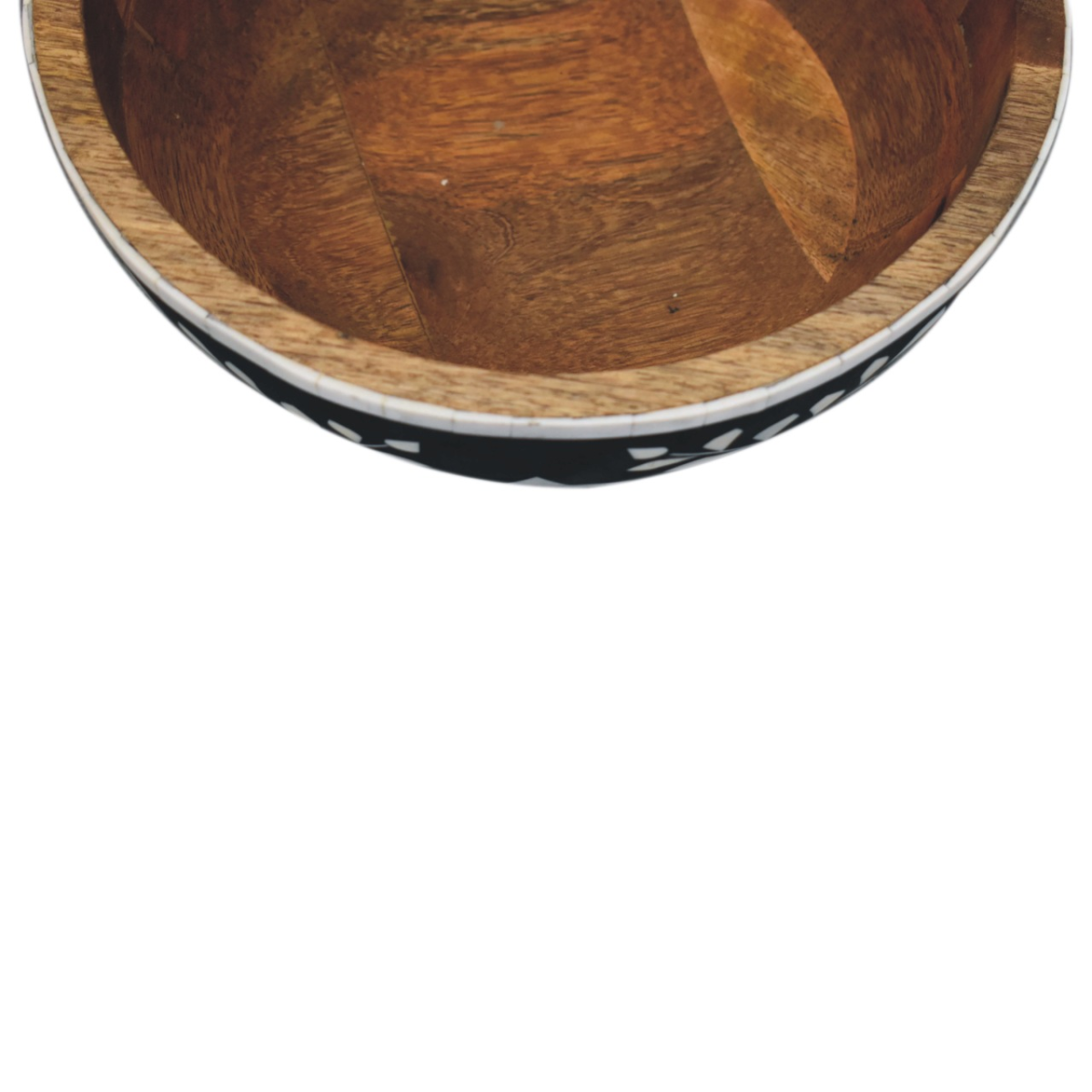Artisan Furniture Serveware - Floral Resin Inlay Bowl Set