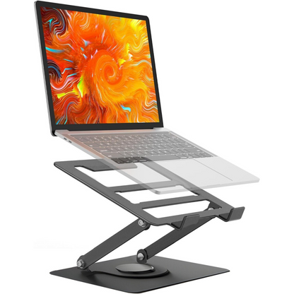 360Â° Metal Portable Laptop Tablet Stand Riser Bracket Adjustable Holder For Desk