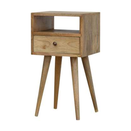 Artisan Furniture Solid Wood Mini Oak-ish Bedside