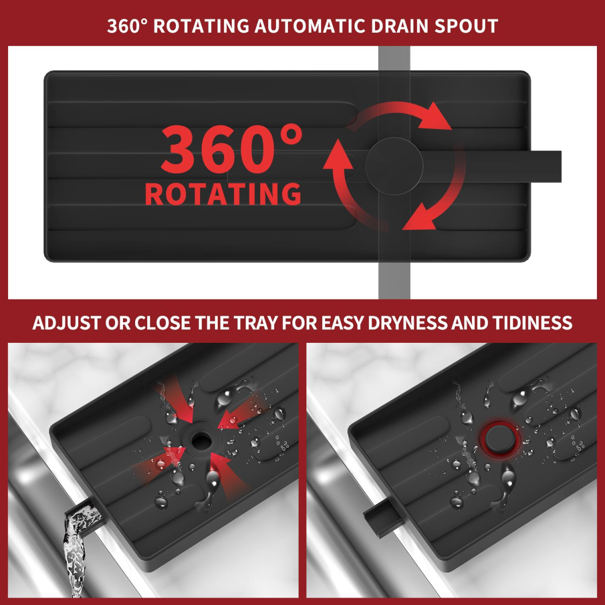 VINSANI BLACK SINK SPONGE HOLDER 1010500