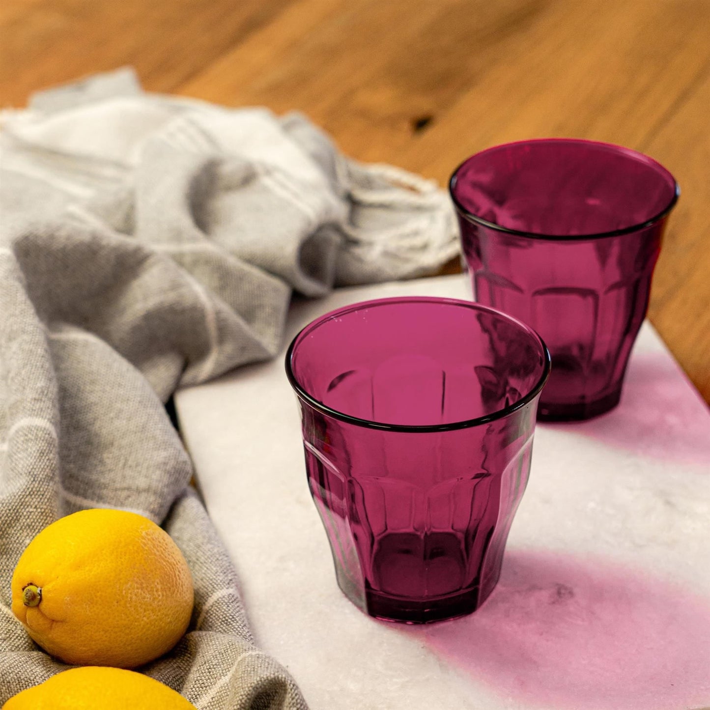 250ml Picardie Glass Tumblers - Pack of Four