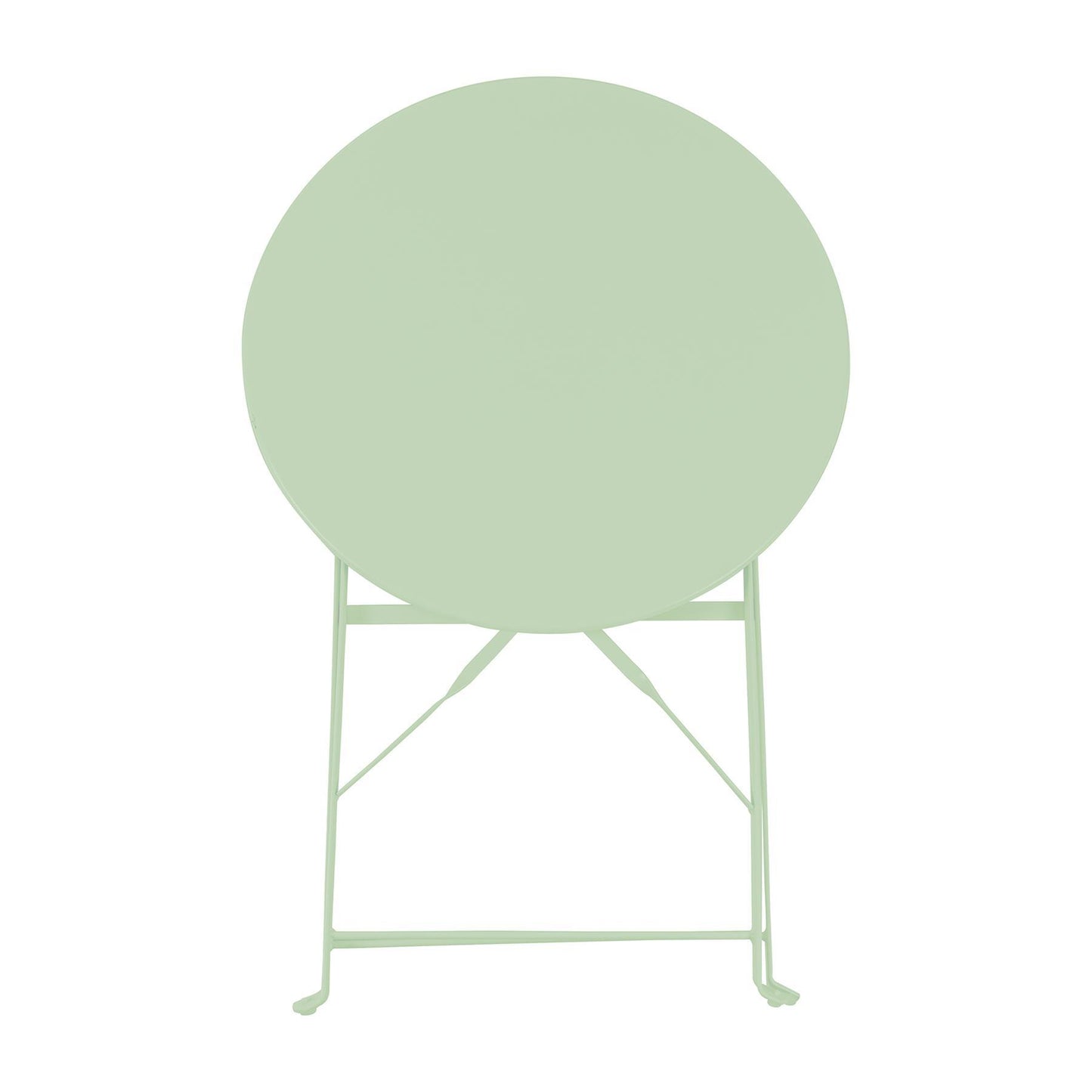 Sage Green Two-Seater Round Bistro Set
