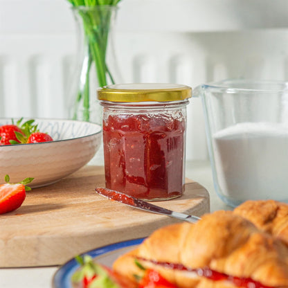 250ml Glass Jam Jars with Lids - Pack of 6