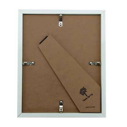 8" x 10" White 3D Box Photo Frame - with 5" x 7" Mount