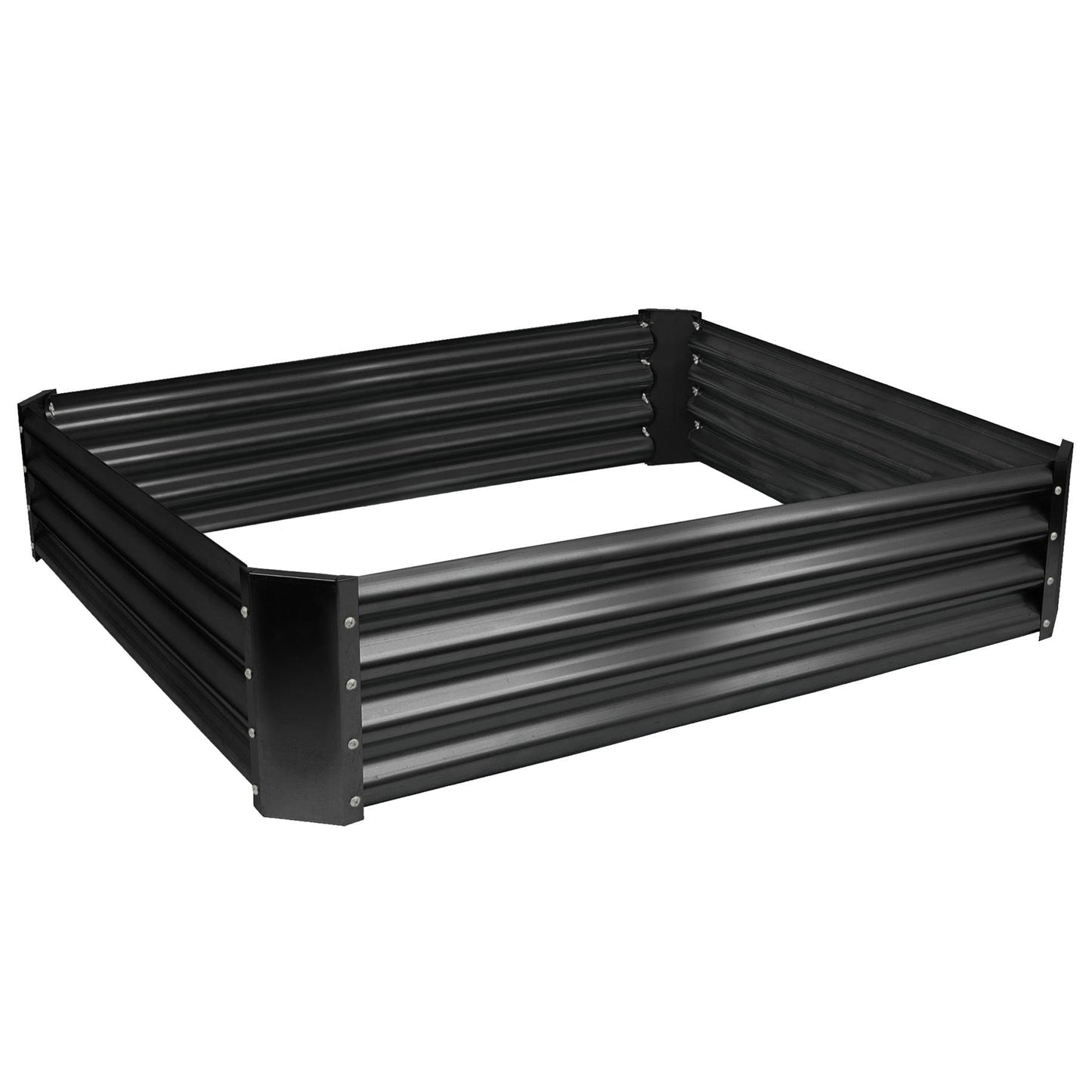 120cm x 120cm Square Galvanised Steel Raised Garden Bed