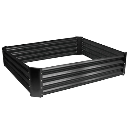 120cm x 120cm Square Galvanised Steel Raised Garden Bed