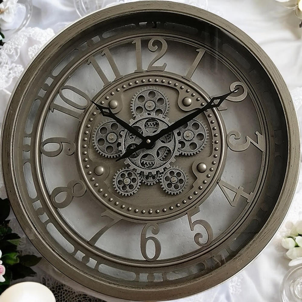 46CM GEAR CLOCK