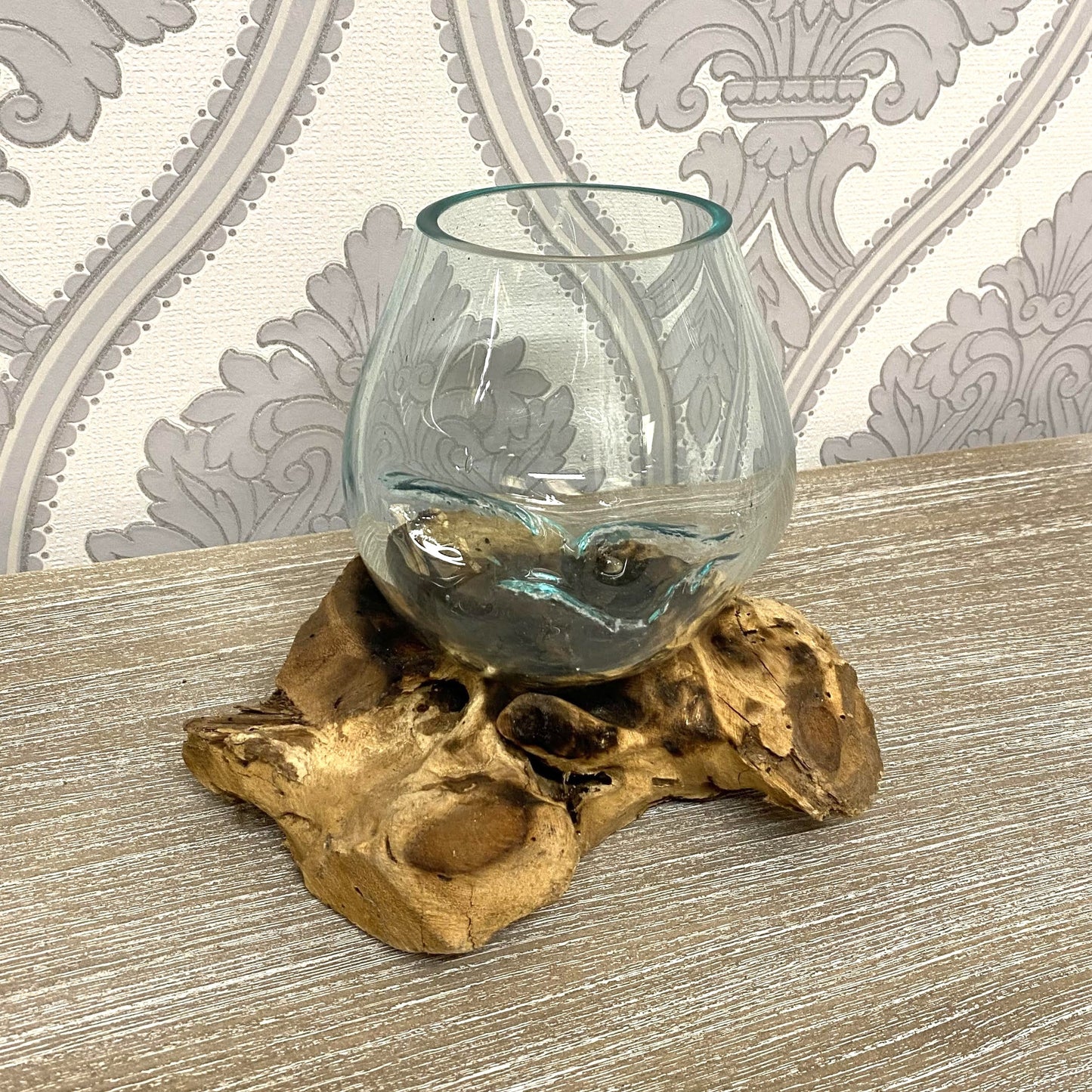 #1 XXXS TEAK ROOT BLOWN GLASS