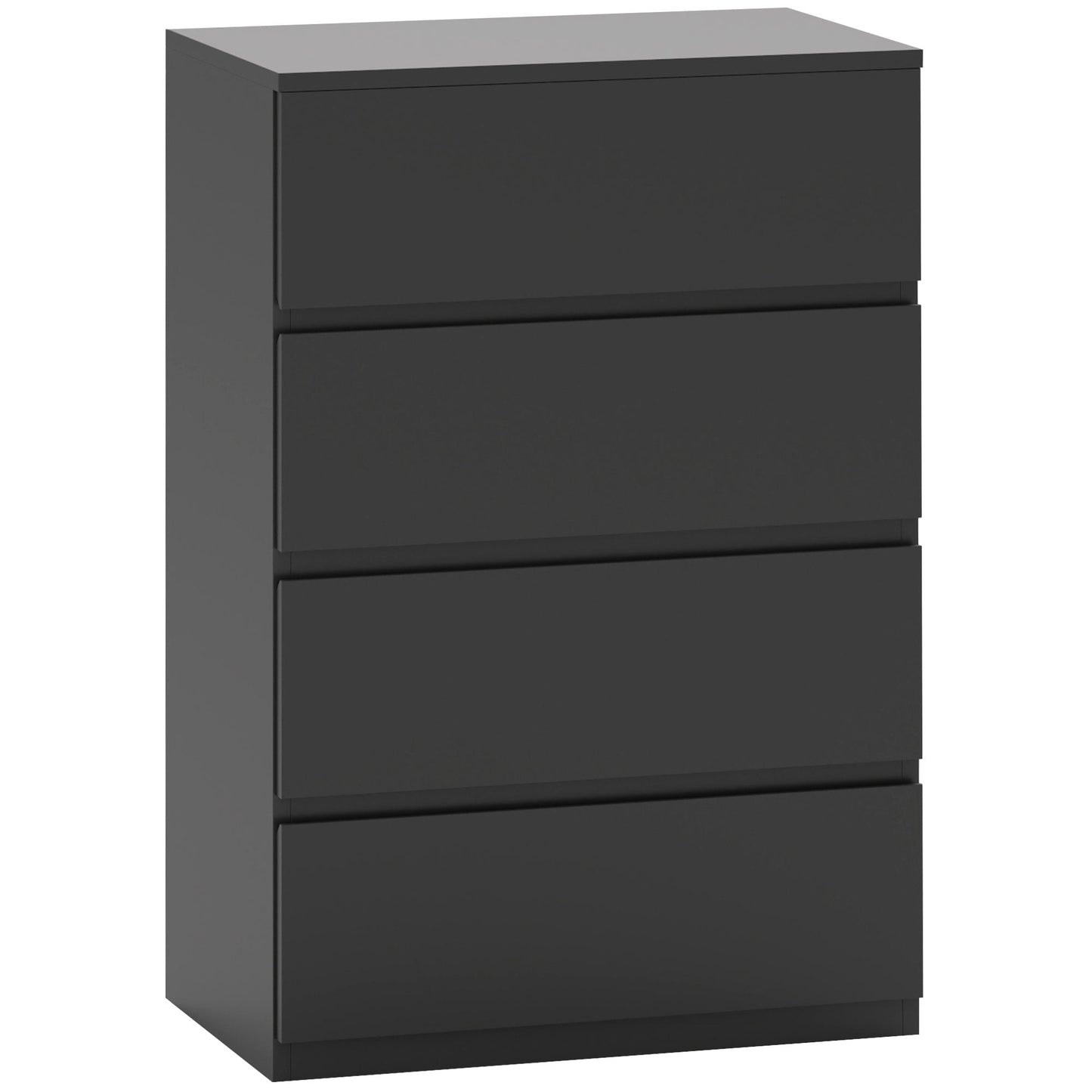 HOMCOM Bedroom Chest of Drawers, 4 Drawers Dresser, Drawer Unit