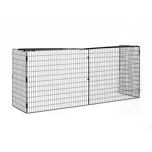 Homcom Extendable Fireguard Screen-Black